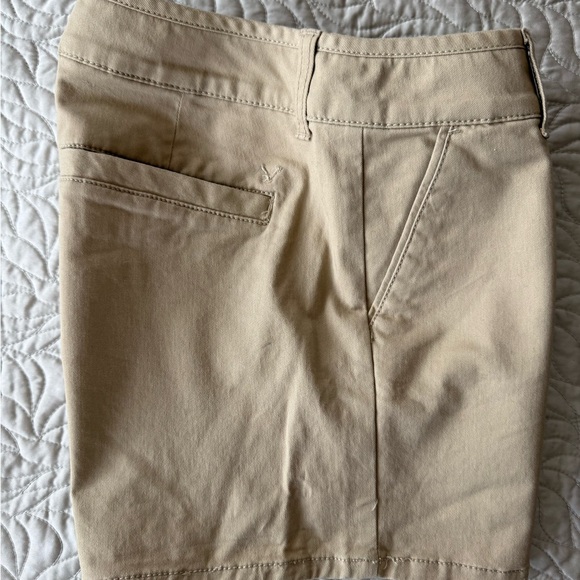 American Eagle Chino Khaki 5” shorts size 0 women excellent - Picture 5 of 6